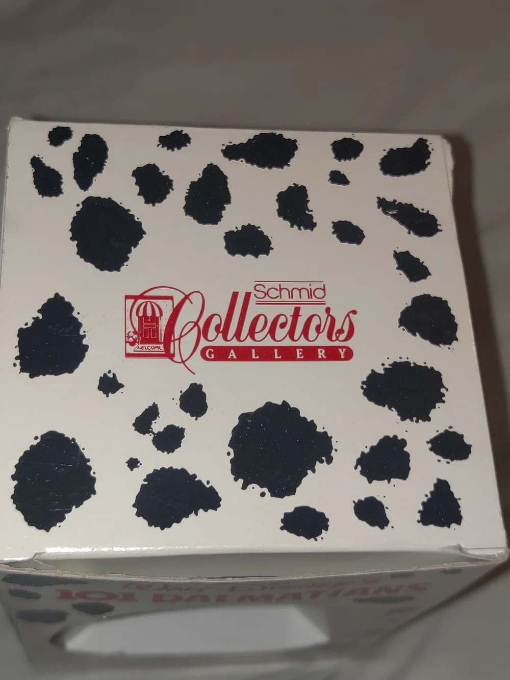 Disney 101 Dalmatians White Black Red Christmas Ornament